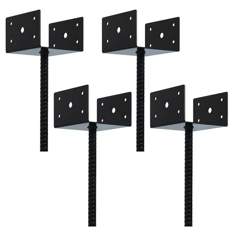 Buy Gtongoko U Shape Fence Post Holder 6 Inches x 6 Inches 4 Pack ...