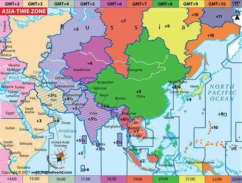 Time Zone Map Asia 的图像结果