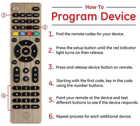 GE Remote Code List 的图像结果