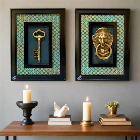 Brass Frames In Attractive Designs Handcrafted Vintage Wall Decor By T