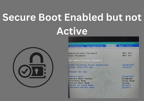 Secure Boot Enabled 的图像结果