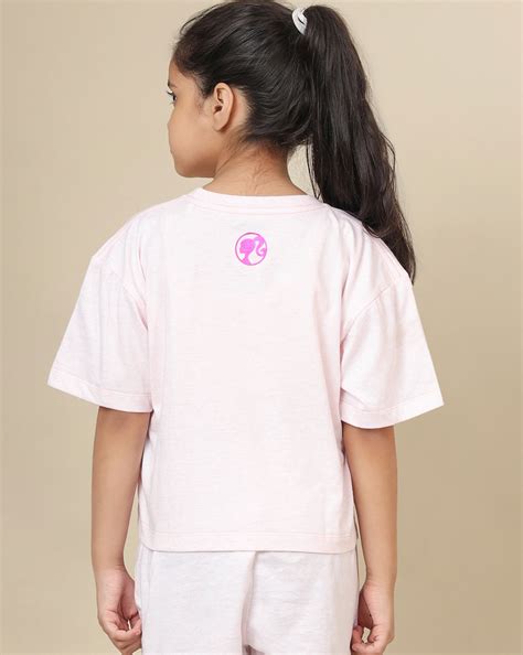 Barbie Printed Boxy Fit Tshirt For Girls – Kidsville