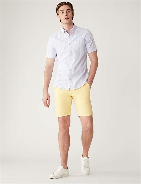 Buy Stretch Chino Shorts at Marks & Spencer