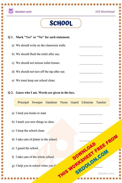 School Lessons Worksheets 的图像结果