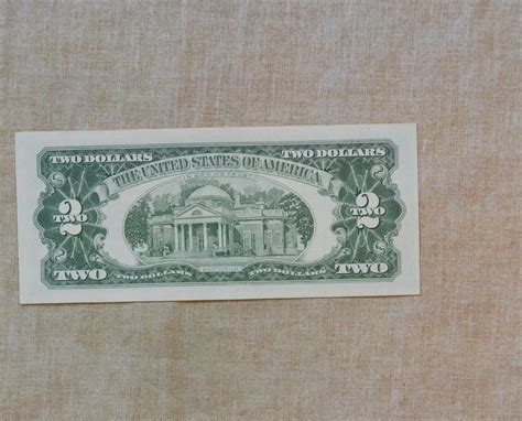 1963 TWO DOLLAR BILL - RED SEAL - SERIES 1963 - TWO - $2 - UNITED ...