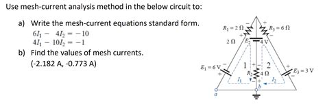 Image result for Mesh Current Equations