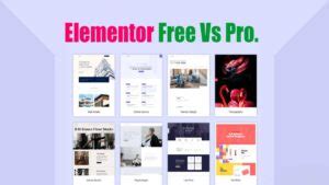 WordPress Elementor Basic vs Pro 的图像结果