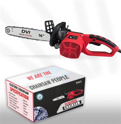 DVI Electric Chain With 16-Inch Guide Bar With 1800 W Low-Kickback ...