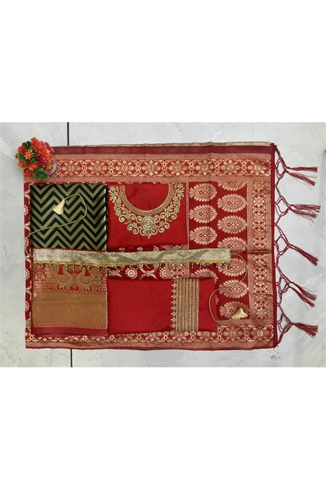 South Indian Festival Traditional Half Saree Mor Pattu Kids – Fabcartz