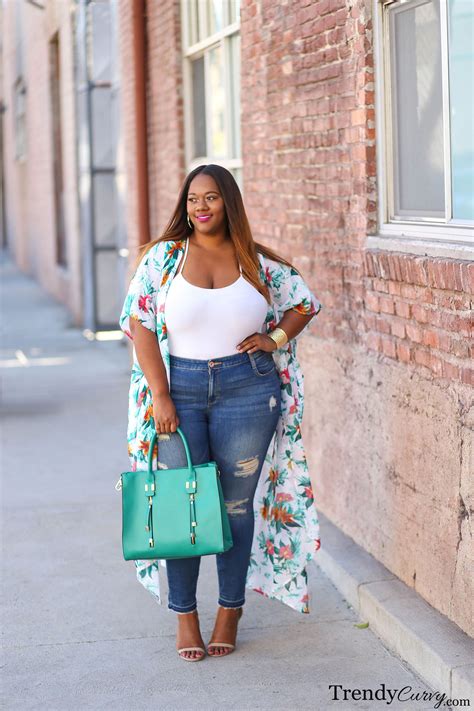 Spring Florals | Plus Size Fashion | TrendyCurvy Curvy Outfits, Mode ...