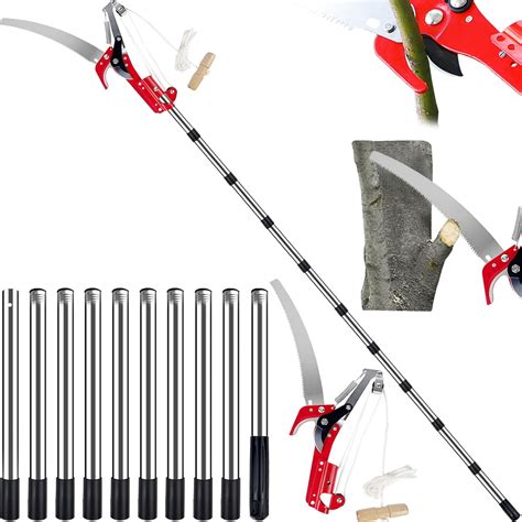 Tree Loppers Long Reach Telescopic, 82-402cm Long Reach Pruner with ...