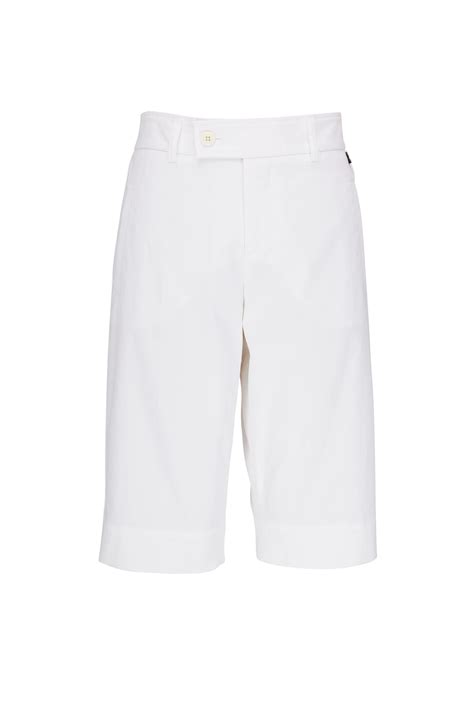 Bogner - Lara White Bermuda Shorts | Mitchell Stores
