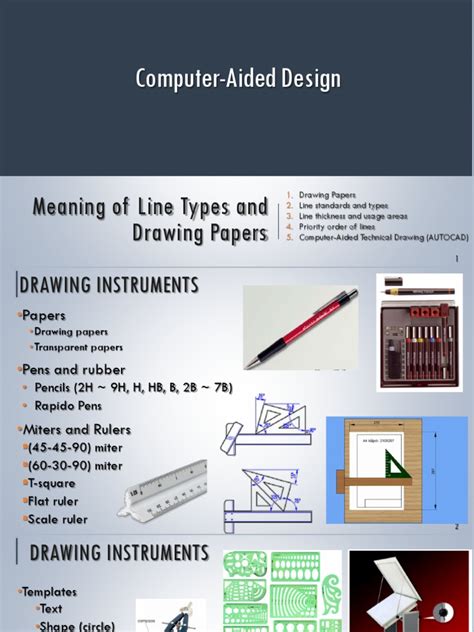 L2 Meaning of Line Types and Drawing Papers | PDF | Paper | Technical Drawing
