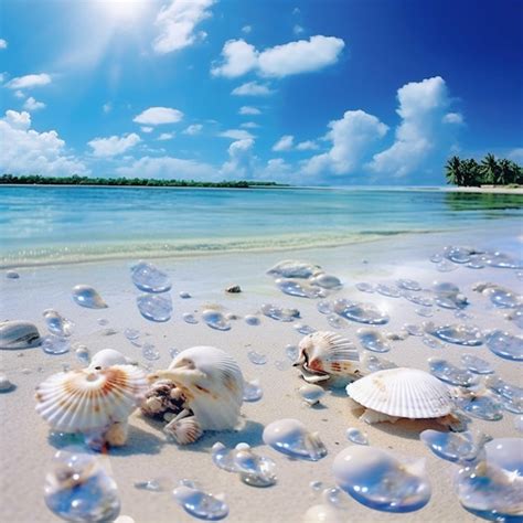 Image result for Beach Background Pearly Shell