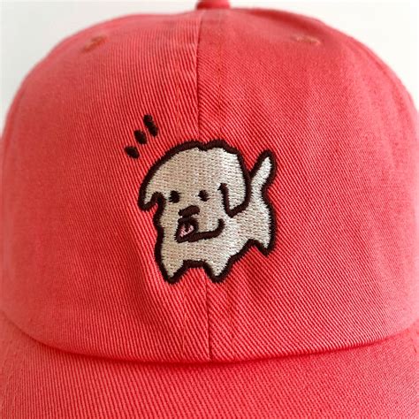 「HOLY DOG」キャップ（コーラルピンク） | YUKI HORIMOTO WEB STORE