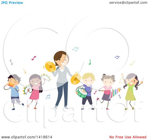 Kids Music Class Clipart