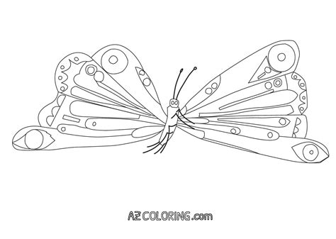 Hungry Caterpillar Coloring Page