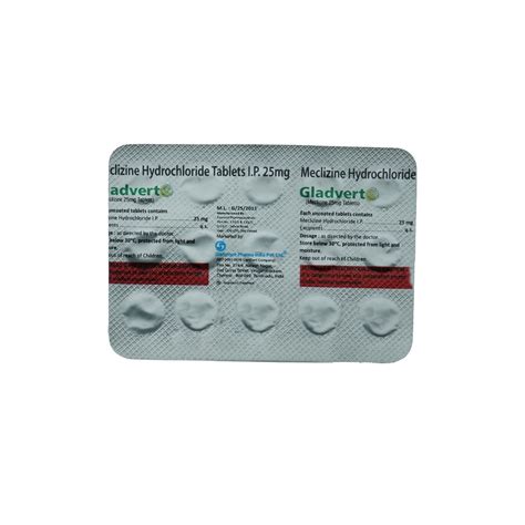 GLADVERT 25 - Strip of 15 Tablets : Amazon.in: Health & Personal Care