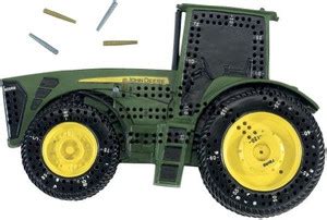 John Deere Unique Tractor Shaped Cribbage Board Game with Pegs Party ...