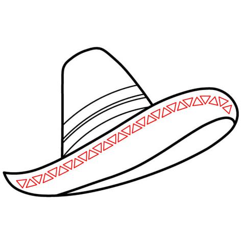 Step 6: Color your sombrero