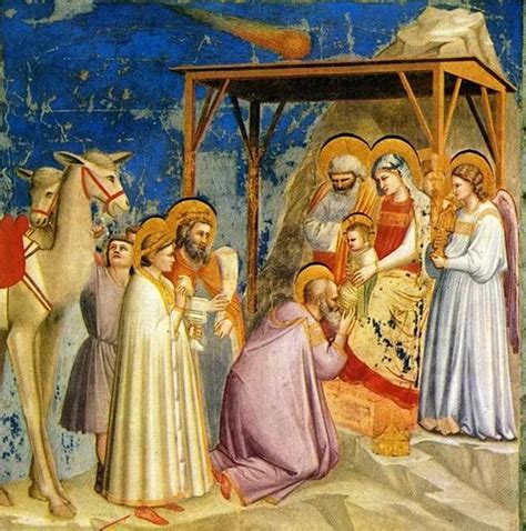 Adoração dos Magos (c. 1304 – 1305), de Giotto - Imagem: Reprodução