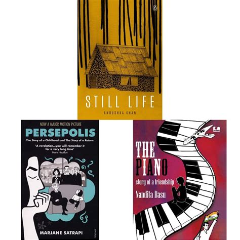 Still Life: A Graphic Novel & Persepolis & The Piano: Story of a ...