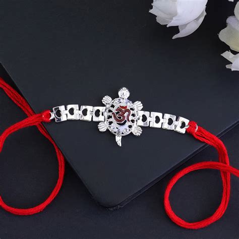 Send Astonishing Silver Tortoise Rakhi for Brother Online - RKH22 ...