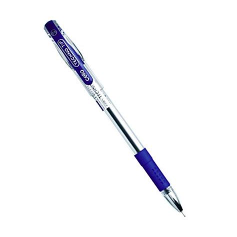 Cello Techno Tip Ballpoint Pens(Blue) Pack of 10-5 Packs (50 pcs ...