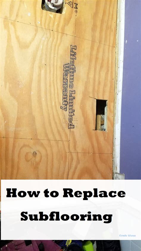 Condo Blues: Master Bathroom Renovation: I Replaced the Subfloor!