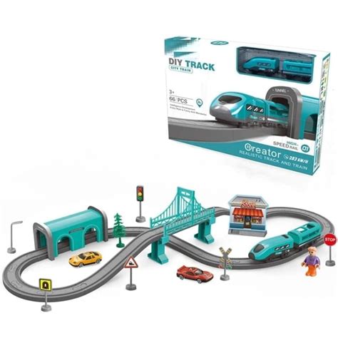 Buy Nirvikalp Enterprise City Train Set for Kids Electric Train Sets ...