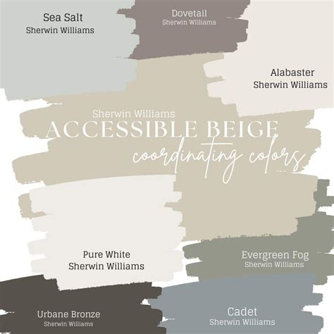 Finding the perfect color pairings for Accessible Beige can transform your space into a warm, in ...