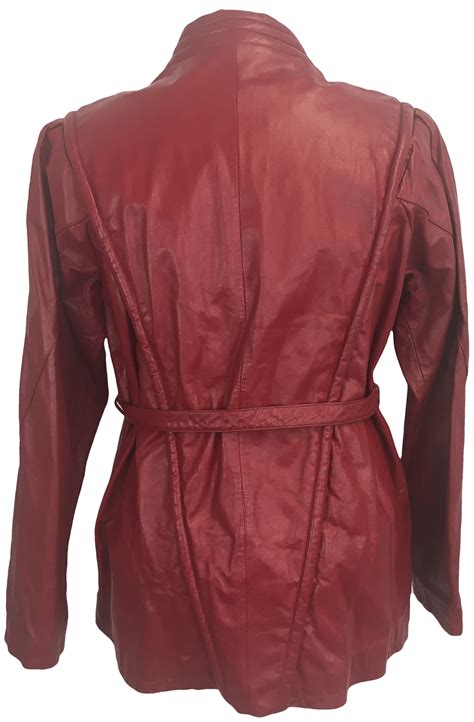 Jacket, Red, Leather PNG Image