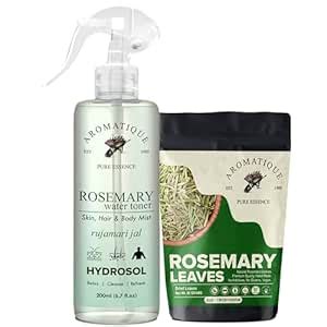 Buy Aromatique Rosemary Water 200ml and Rosemary Leaves For Hair Growth ...