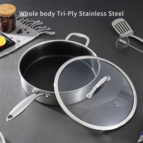 Stainless Steel Saute Pan Supplier | Best Frying Pan Company