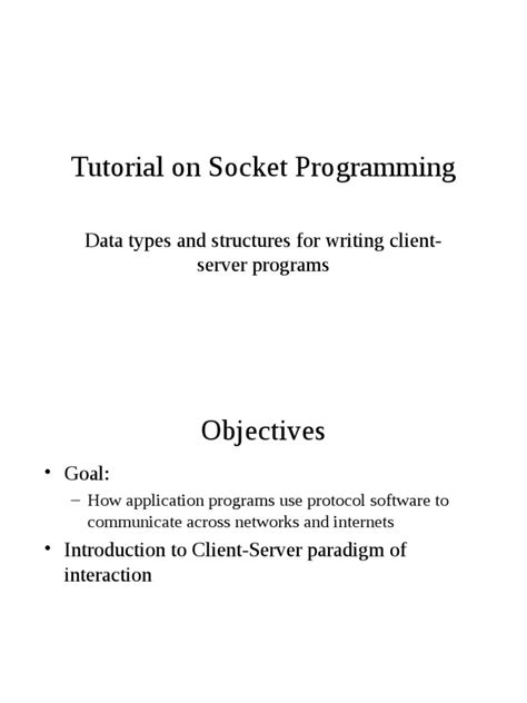 Socket Programming Tutorial 的图像结果