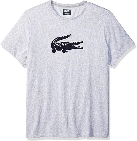 LACOSTE 鳄鱼 男式短袖针织衫 Tech with Gator 图形标志 T 恤，TH3377 【Lacoste】 服饰箱包 - 亚马逊中国