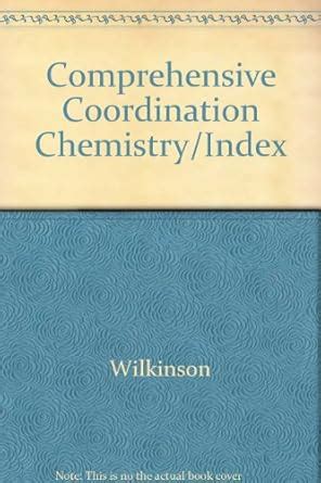Buy Comprehensive Coordination Chemistry/Index Book Online at Low ...
