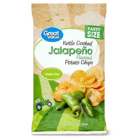 Great Value Kettle Cooked Jalapeno Chips at Kiara Corlis blog