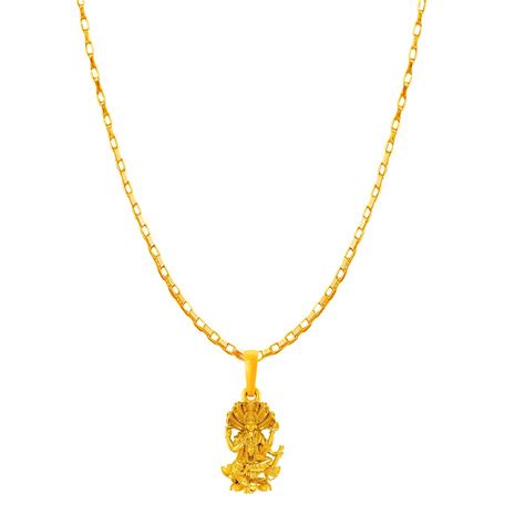 22CT gold plated god vishnu ji chain pendant MPSB7134-gold – Akshat ...