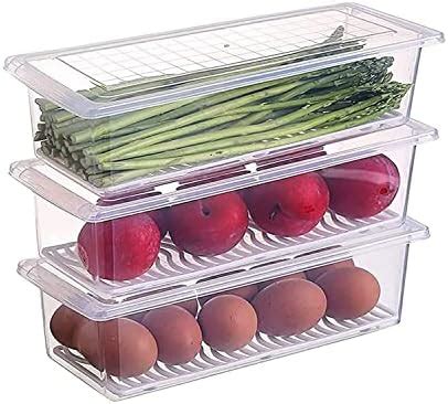 VOLTURI Fridge Storage Containers (Pack of 4), Fridge Organizer with ...