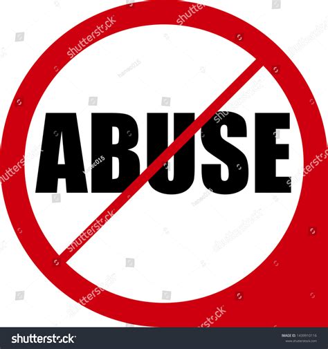 Image result for Stop Abuse Sign