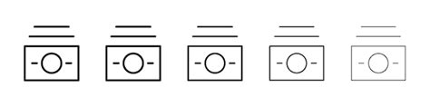 Cash bills icon vector logo sign | Premium Vector
