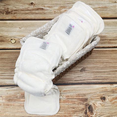 4pcs Baby Reusable Nappy Insert With Elastic For Washable Cloth Diaper ...