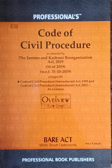 Buy Code of Civil Procedure, 1908 with overview Flowchart Book Online ...