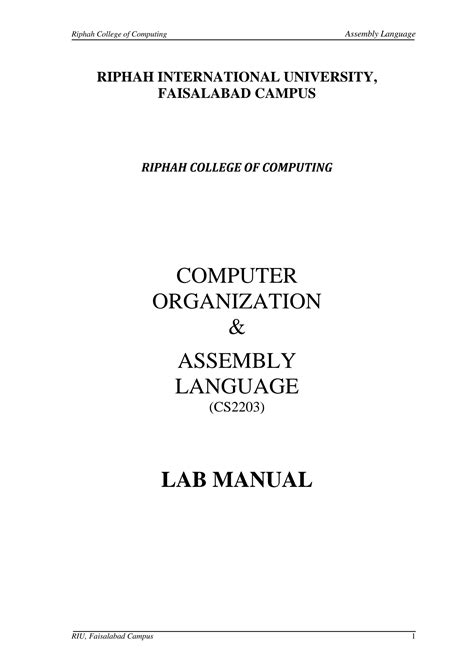 Image result for Computer Organization and Assembly Language