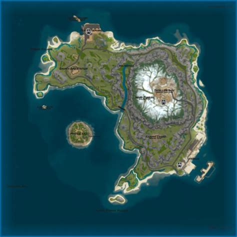 Image result for Rust Island Maps 1 Grid