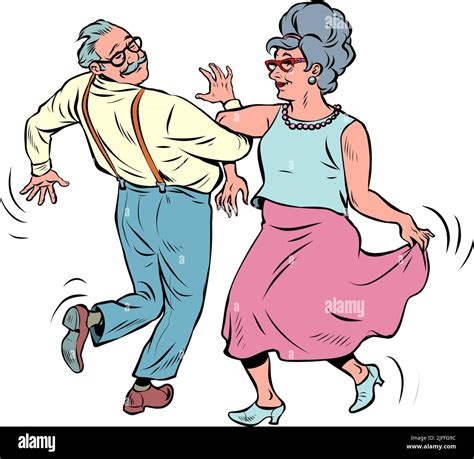 Old Man Dancing Clipart Free