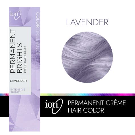 Ion permanent brights creme hair color lavender purple 2 5 fl oz sally ...
