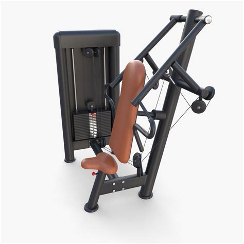 Inclined Chest Press Machine - 3D Model by dragosburian