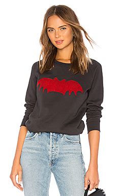 Zoe Karssen Bat Sweatshirt in Moonless Night | REVOLVE